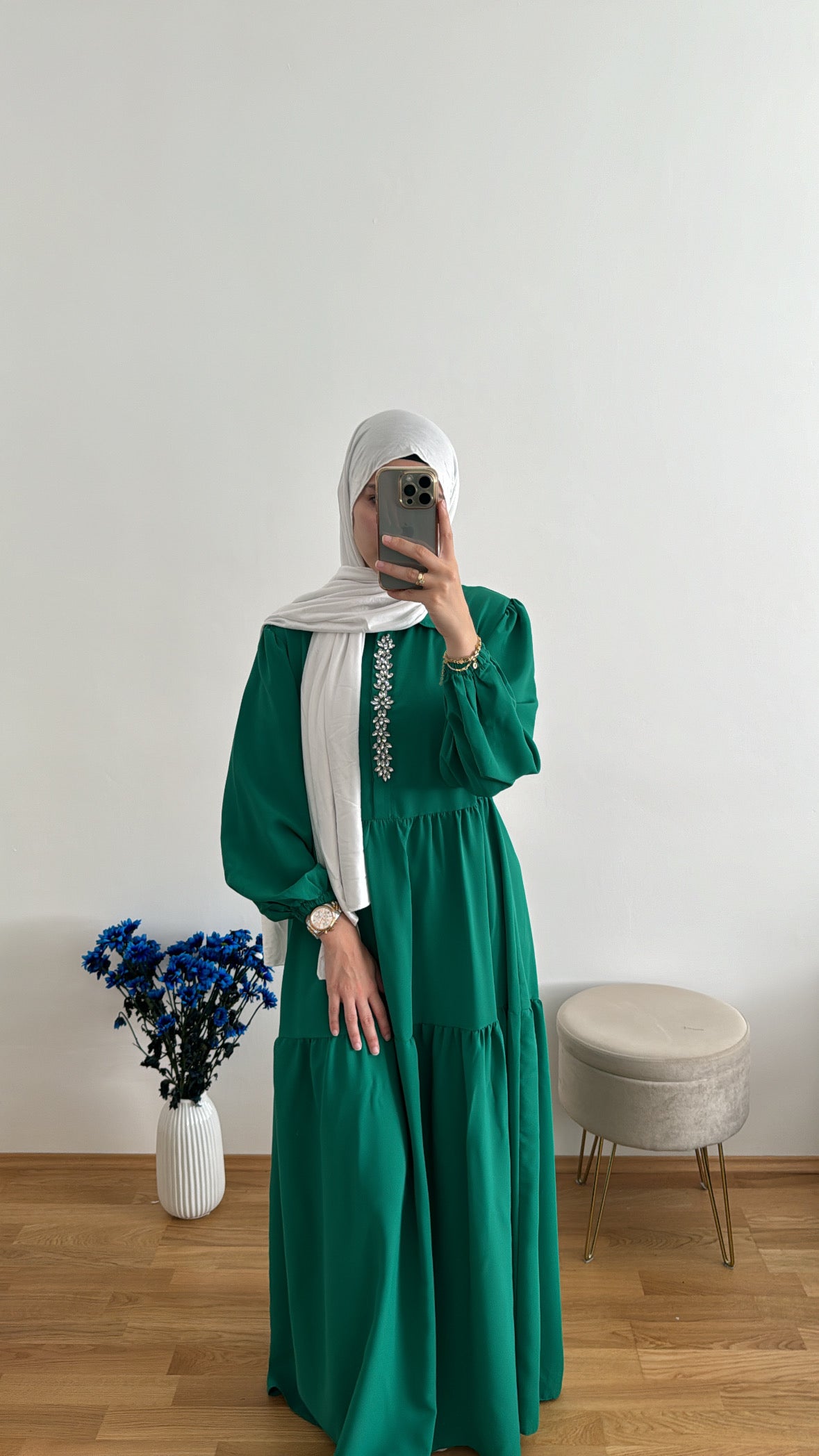 Sommer-Kleid grün