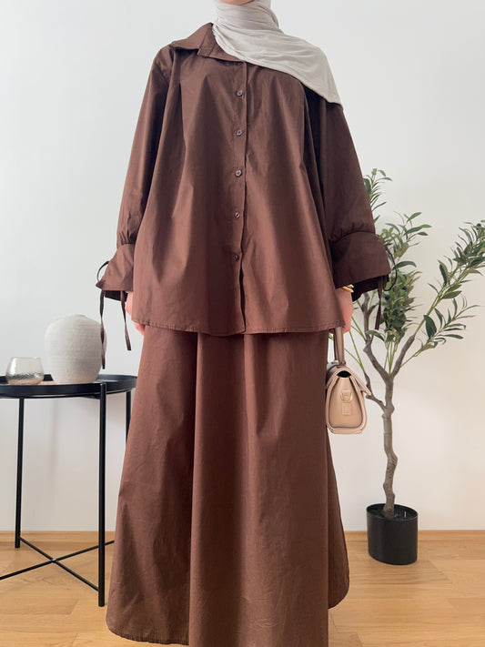 Jamila Zweiteiler braun