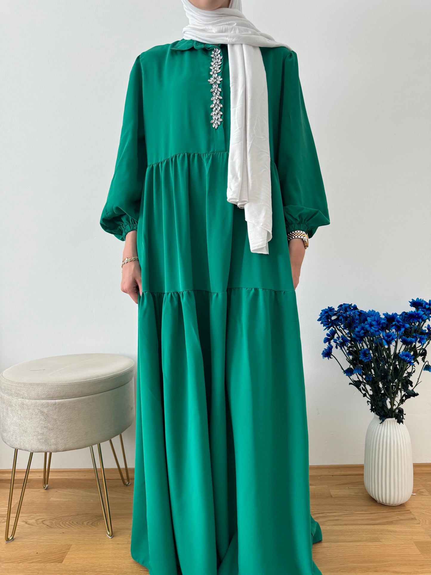 Sommer-Kleid grün