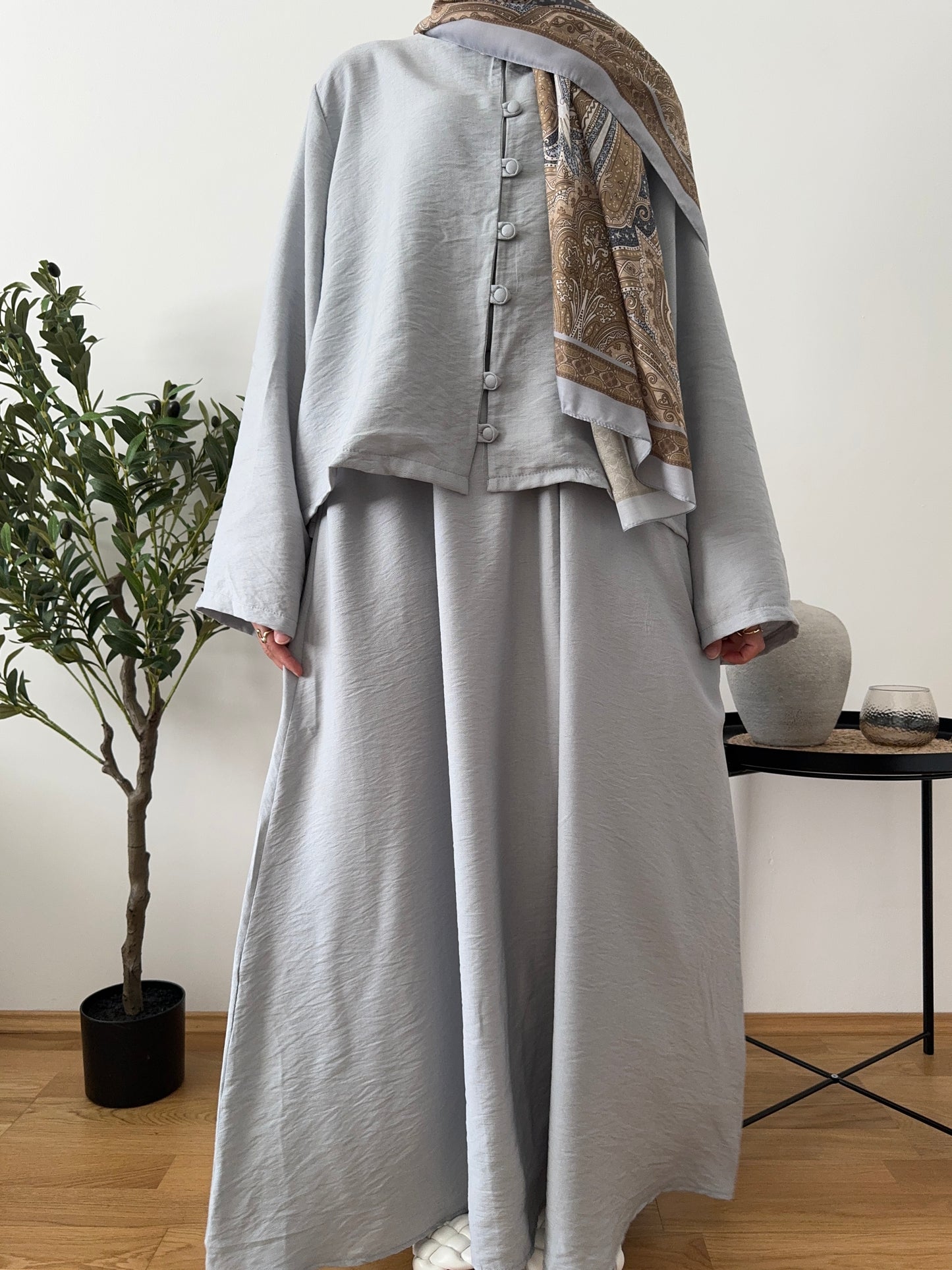 Sude Zweiteiler hellgrau