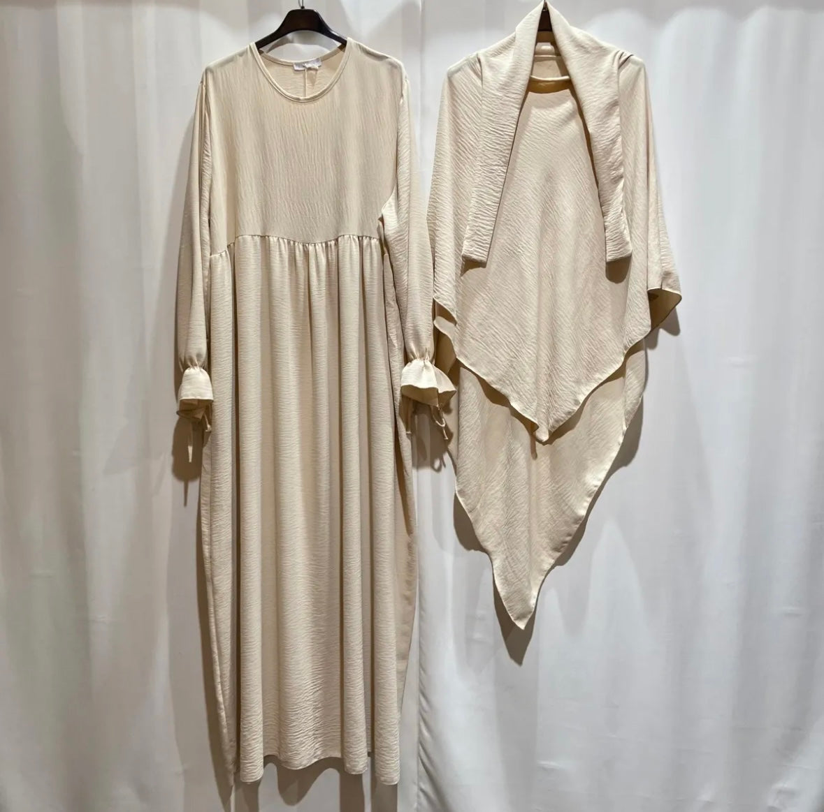 Abaya Set Safira creme