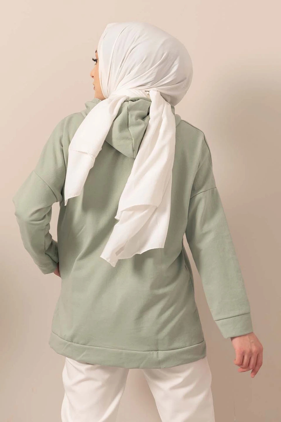 Hoodie Mintgrün