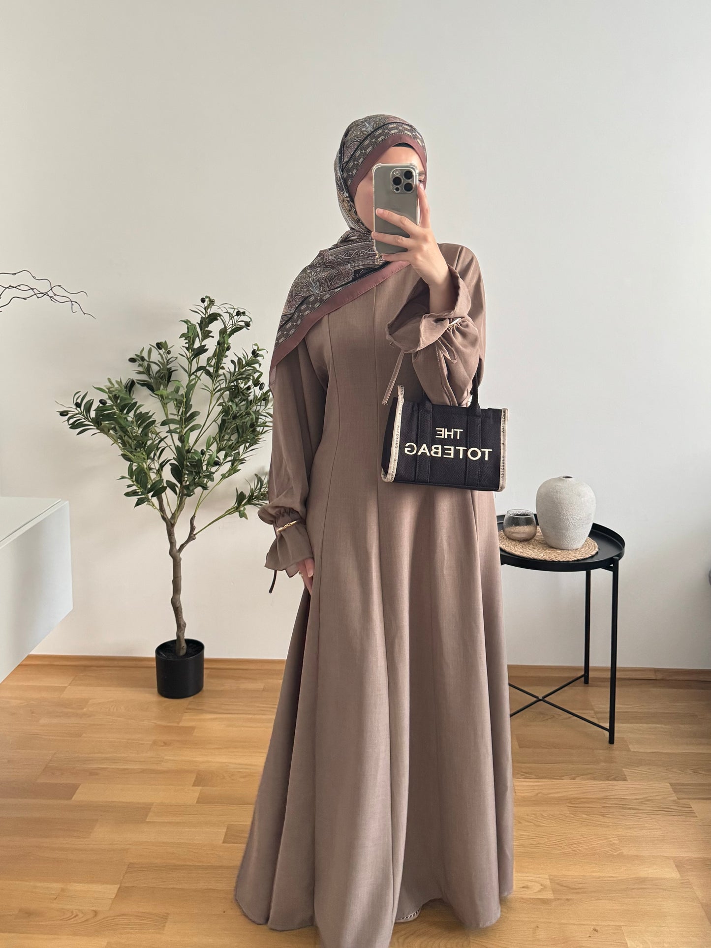 Lale Kleid taupe