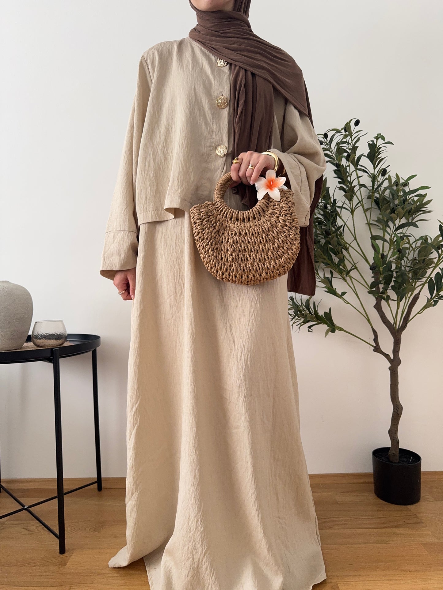 Ranya Kleid beige