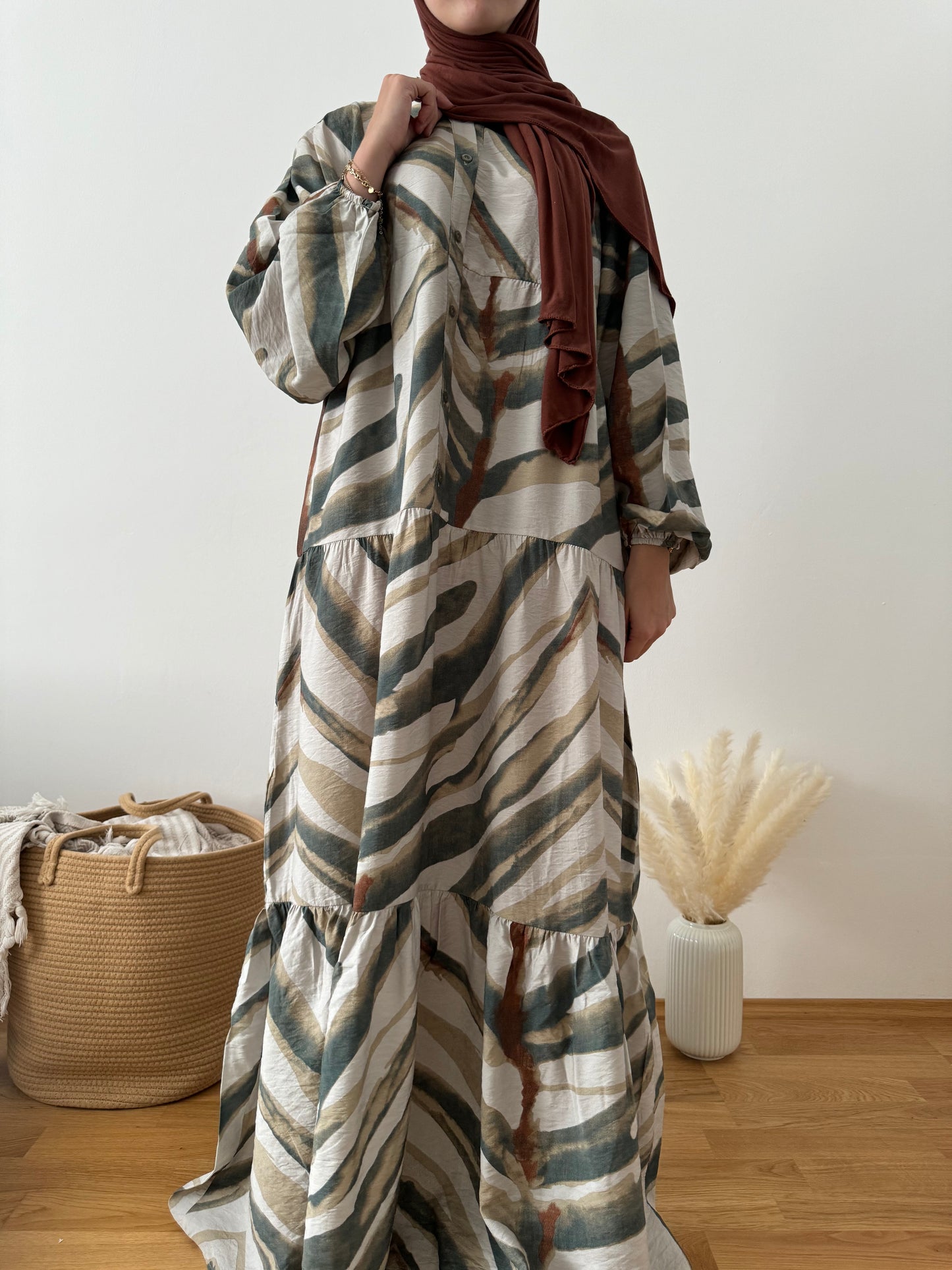 Boho Kleid grün