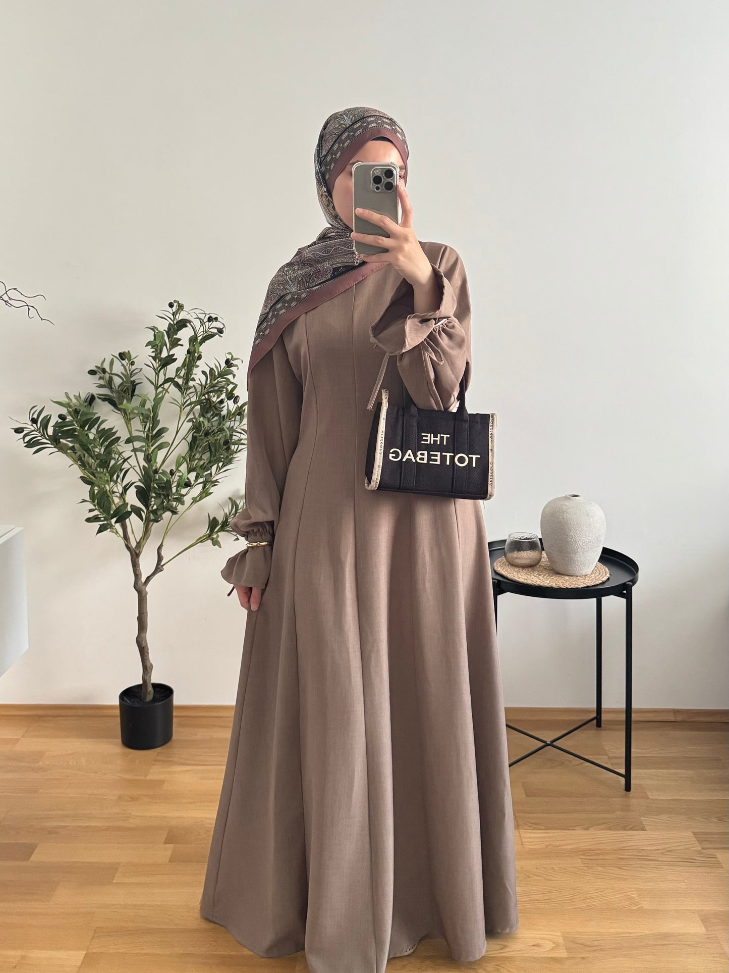 Lale Kleid taupe