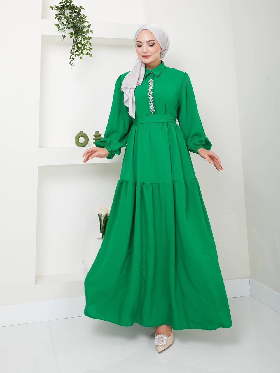 Sommer-Kleid grün