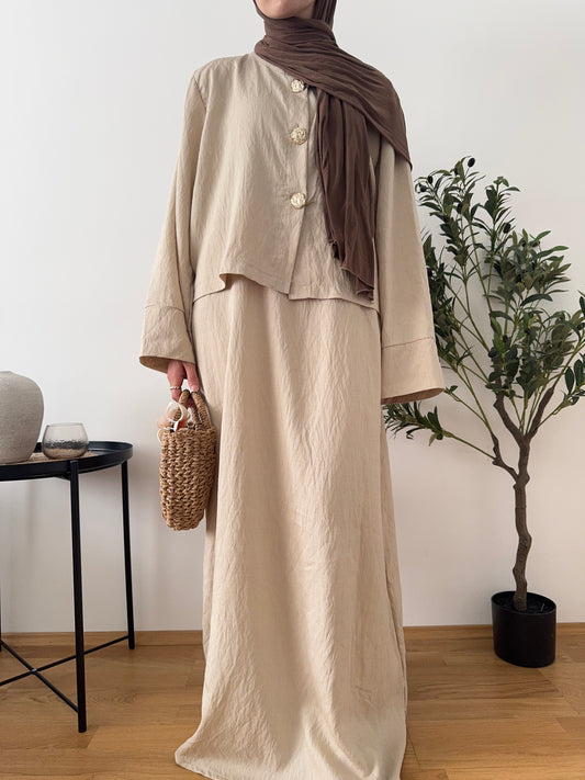 Ranya Kleid beige