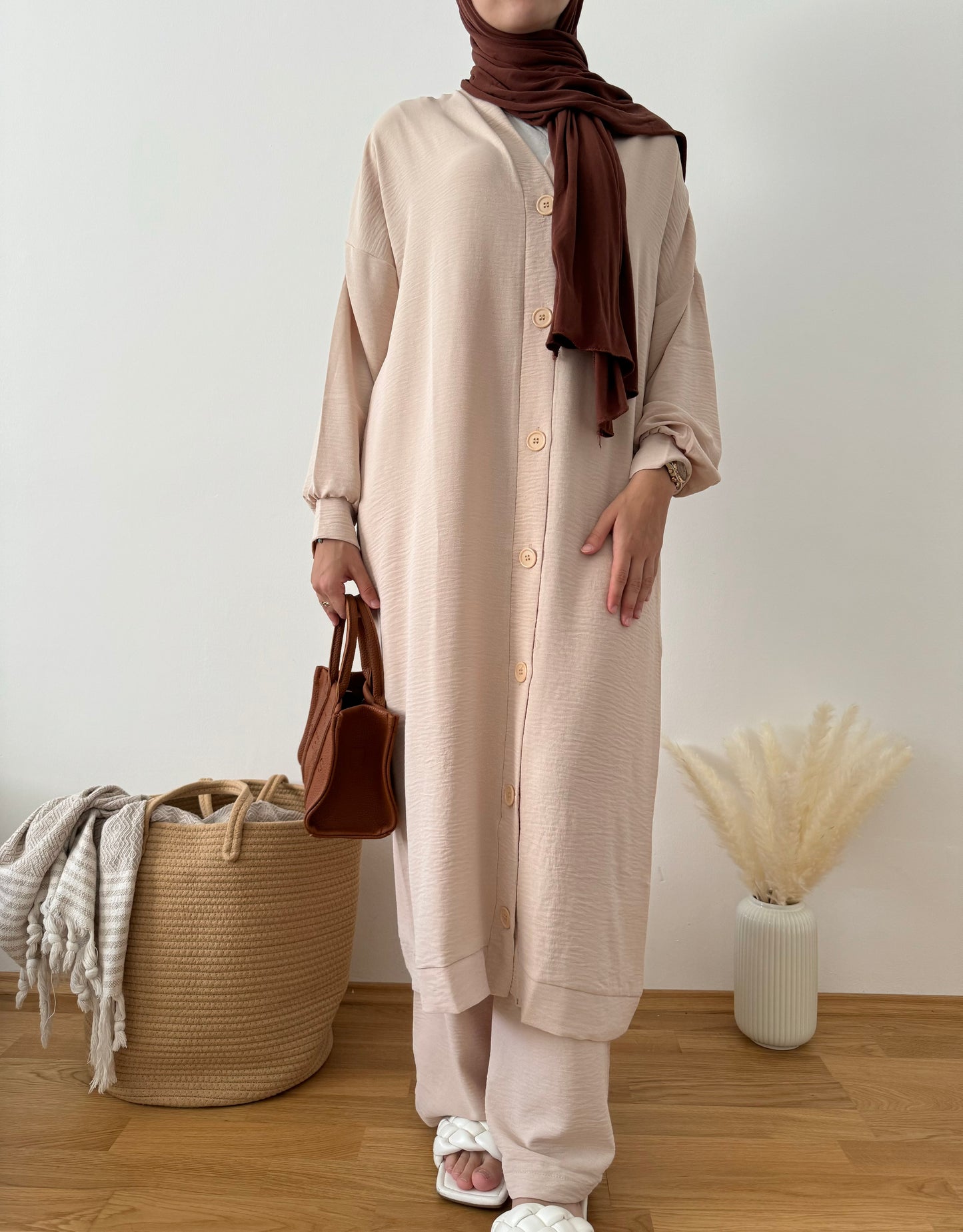 Ayrobin Zweiteiler creme