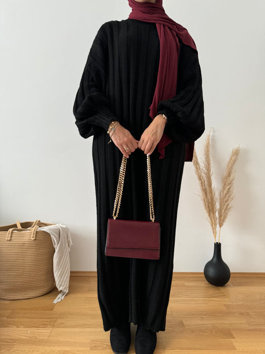 Selina Strick Kleid schwarz