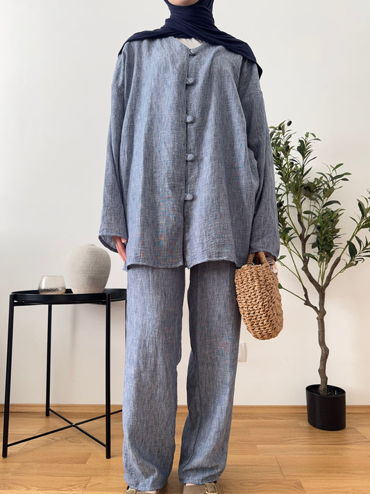 Layla Zweiteiler blau