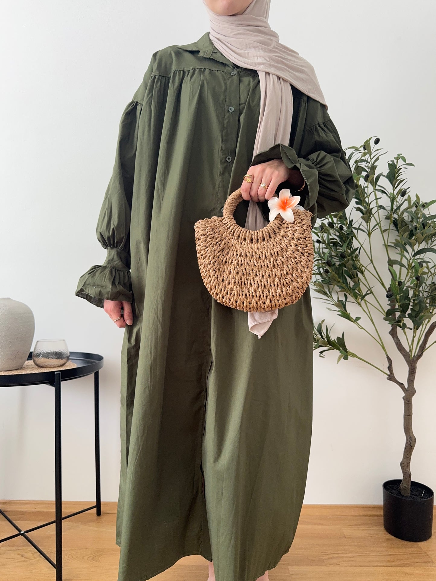 Zayna Kleid khaki