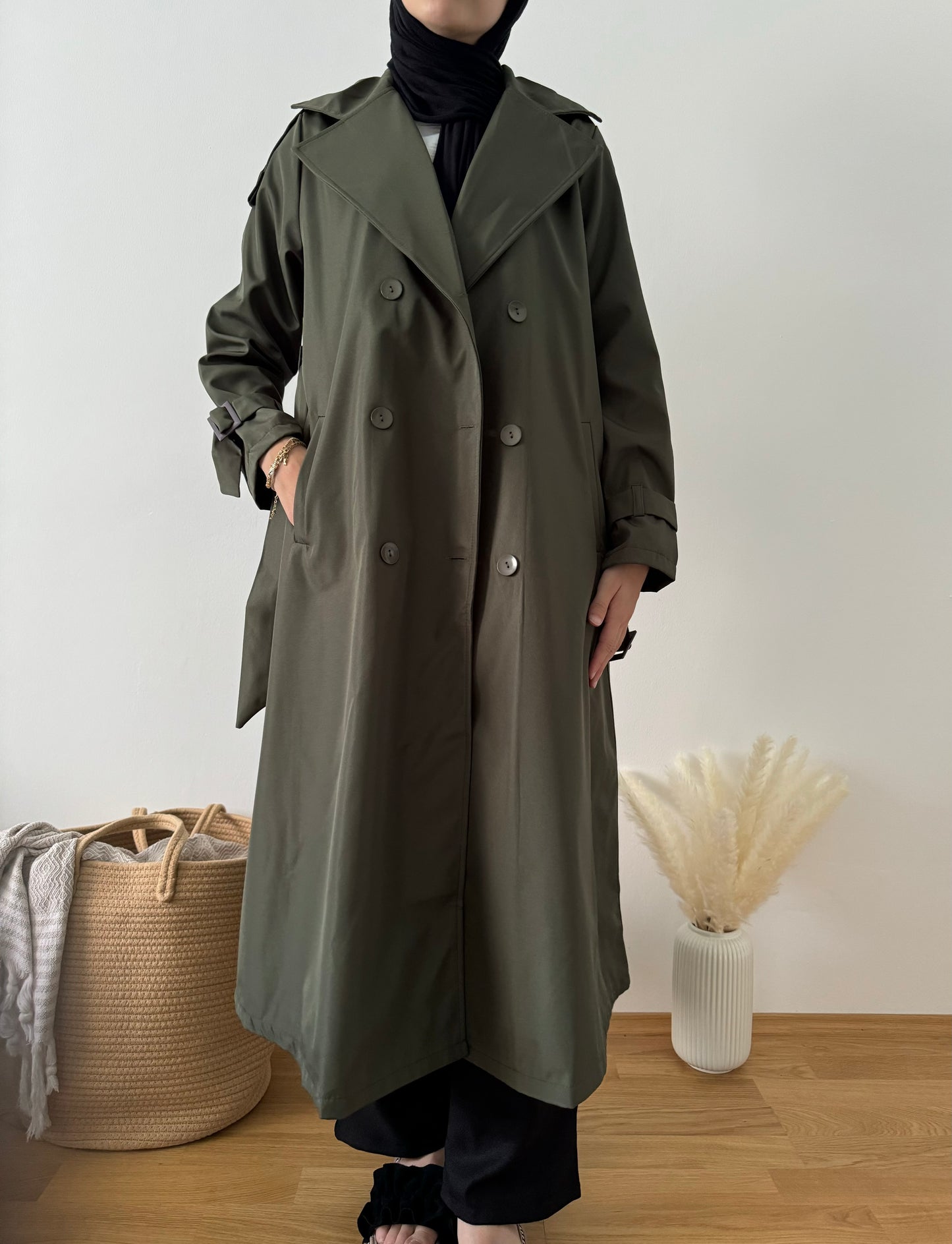 Trenchcoat grün