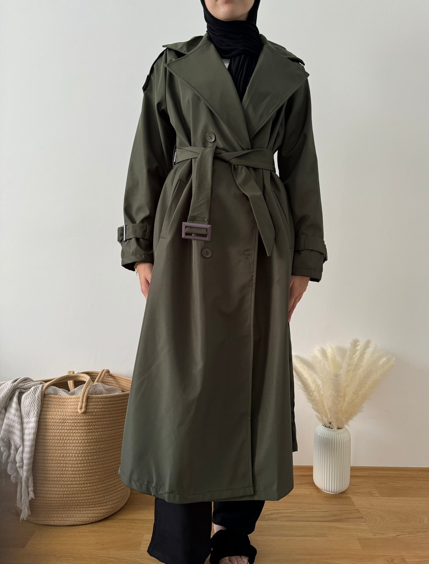 Trenchcoat grün
