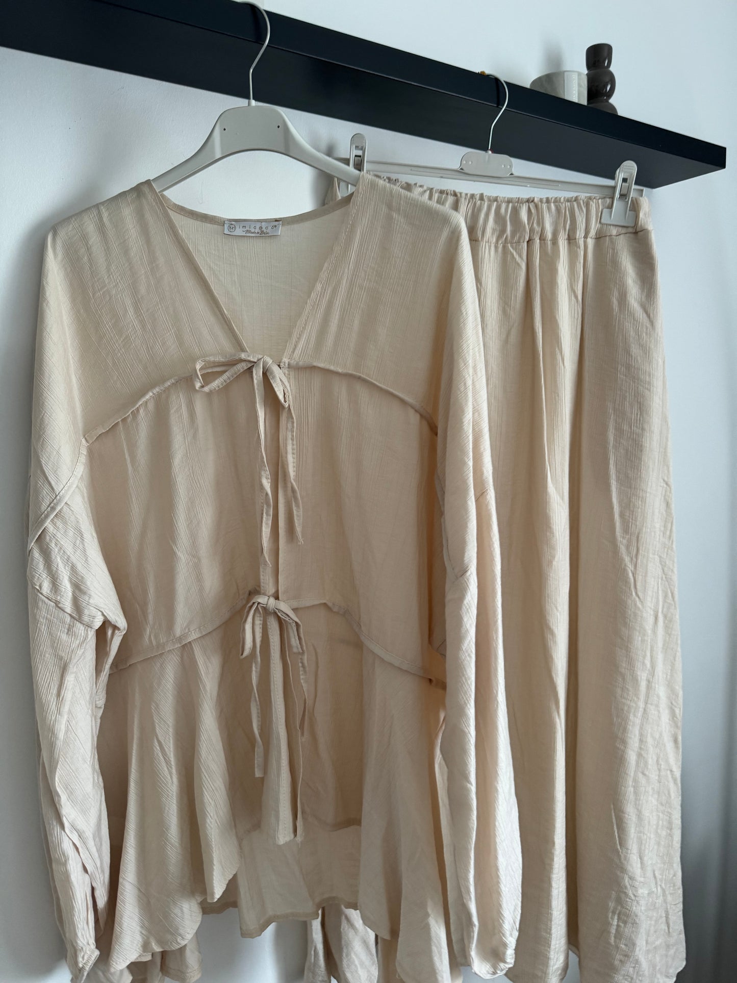 Noor Zweiteiler creme