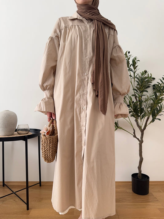 Zayna Kleid beige