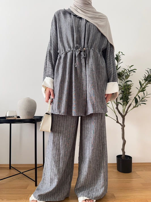 Samira Zweiteiler dunkelgrau