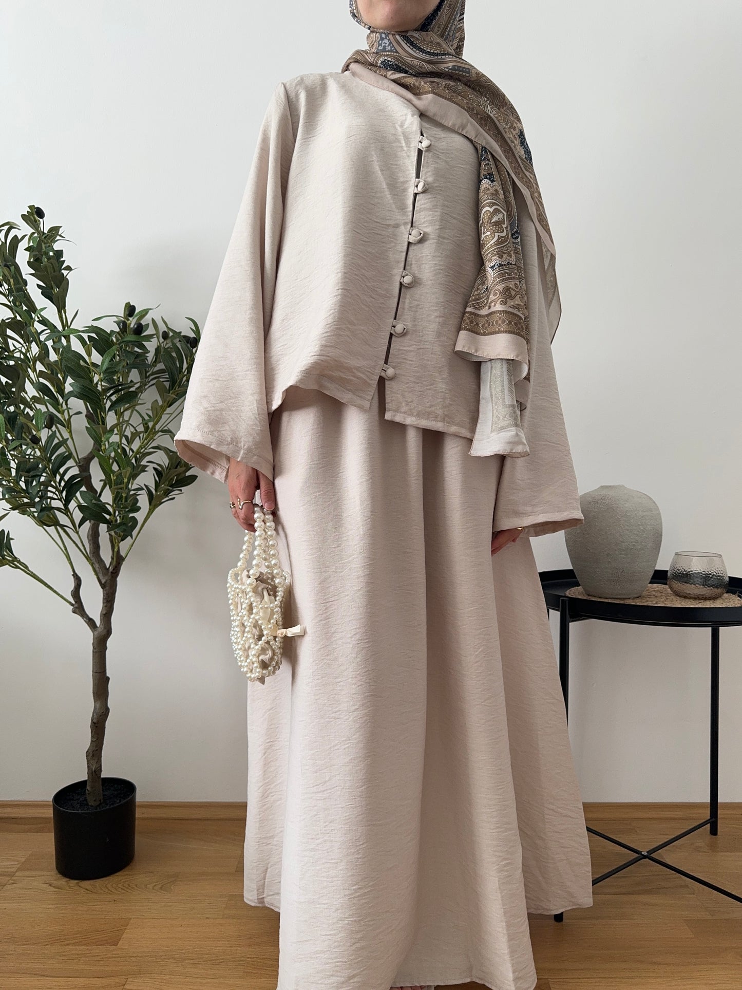 Sude Zweiteiler creme