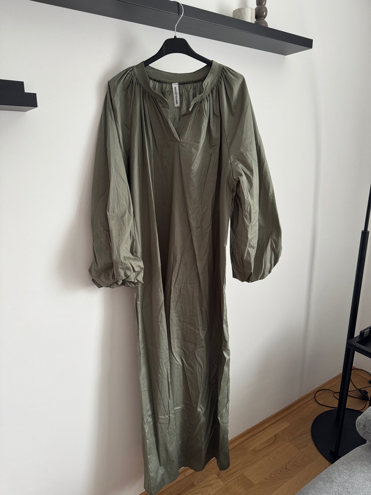 Latifa Baumwoll-Kleid khaki
