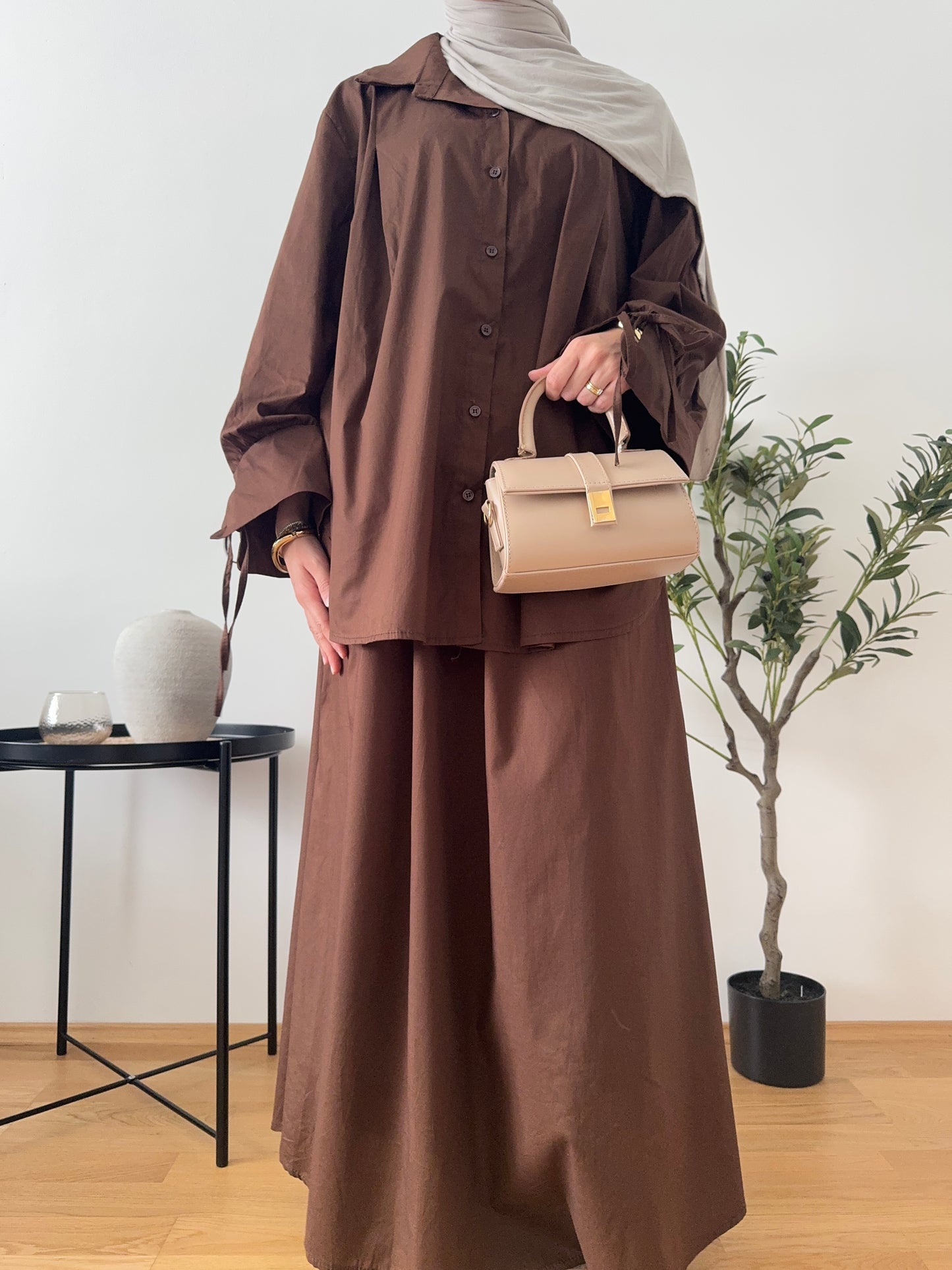 Jamila Zweiteiler braun