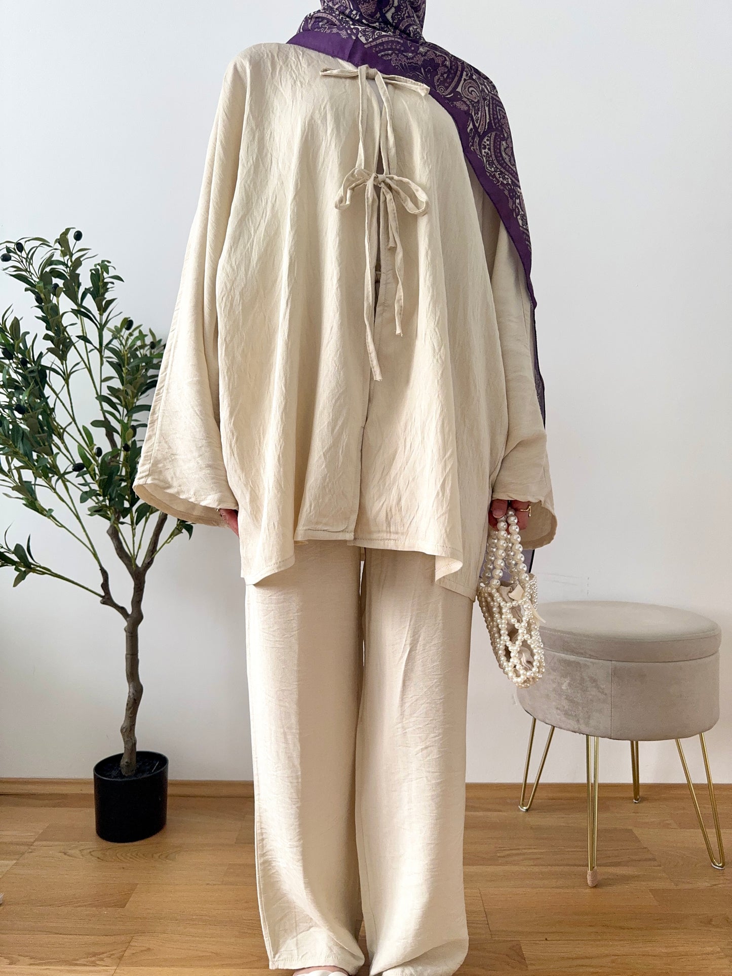 Mila Zweiteiler creme
