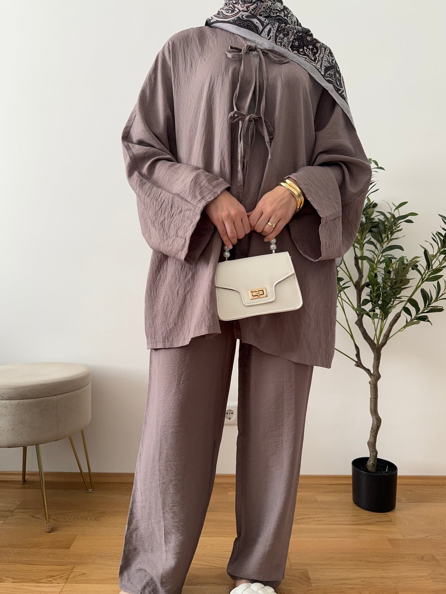 Mila Zweiteiler taupe