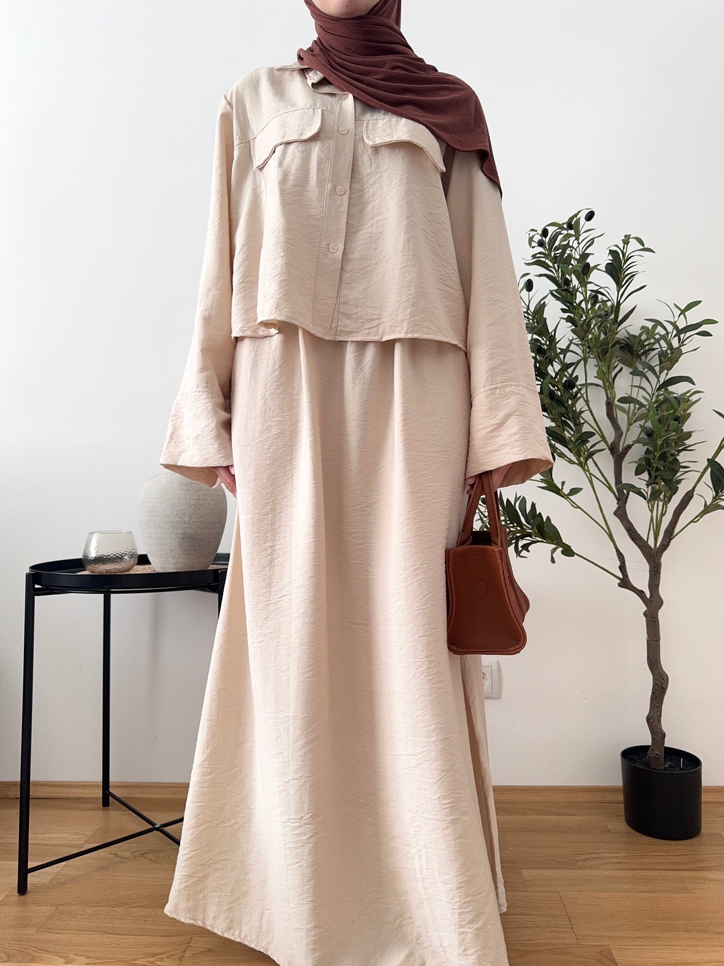 Nisa Zweiteiler creme