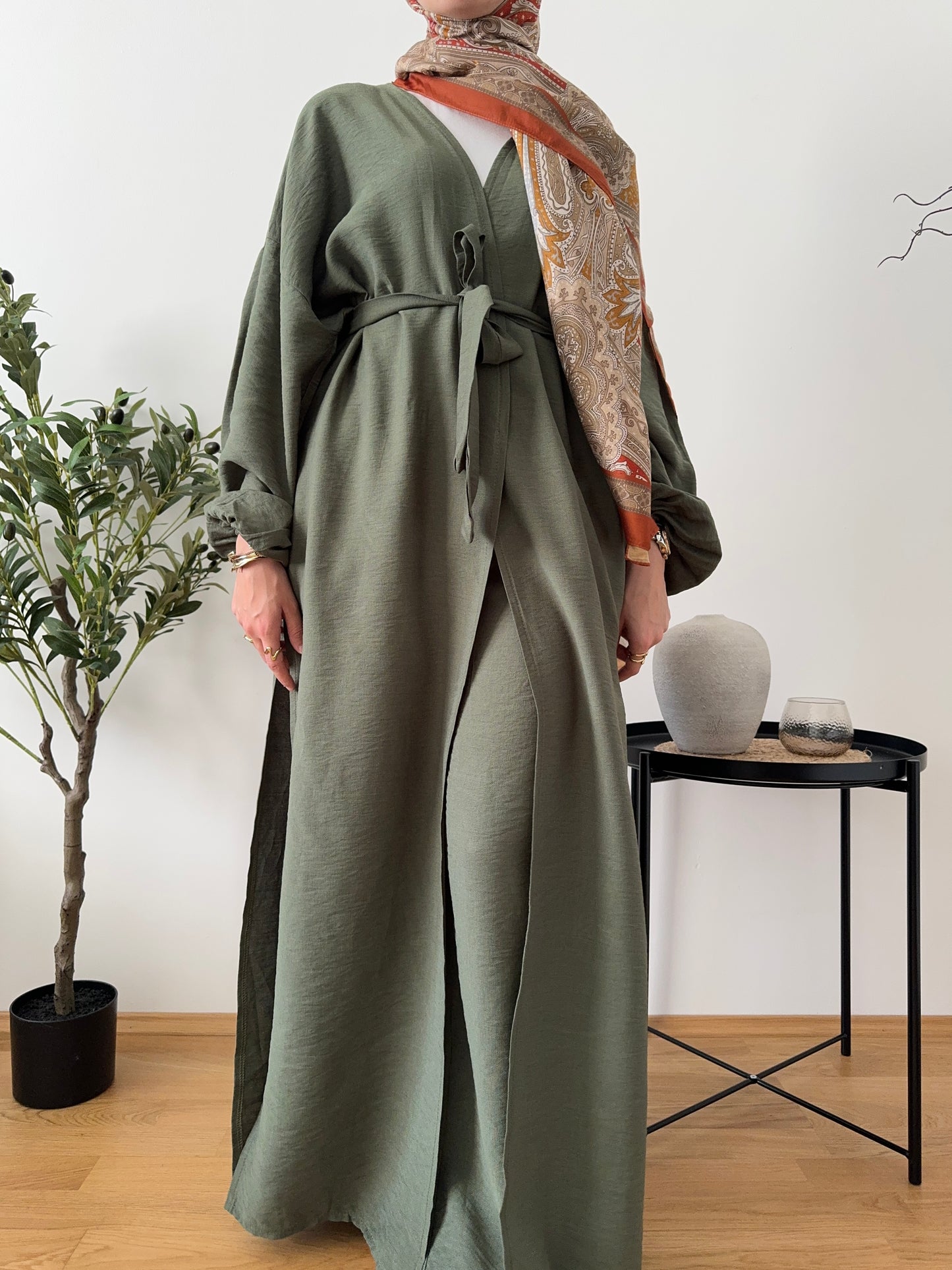 Asya Zweiteiler khaki