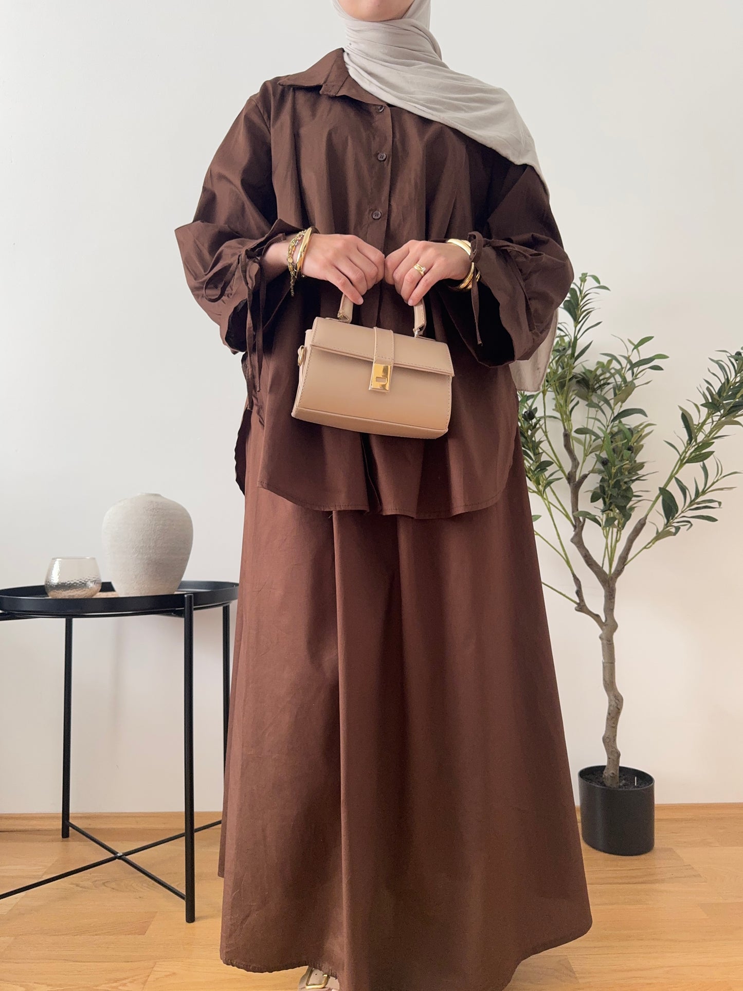 Jamila Zweiteiler braun