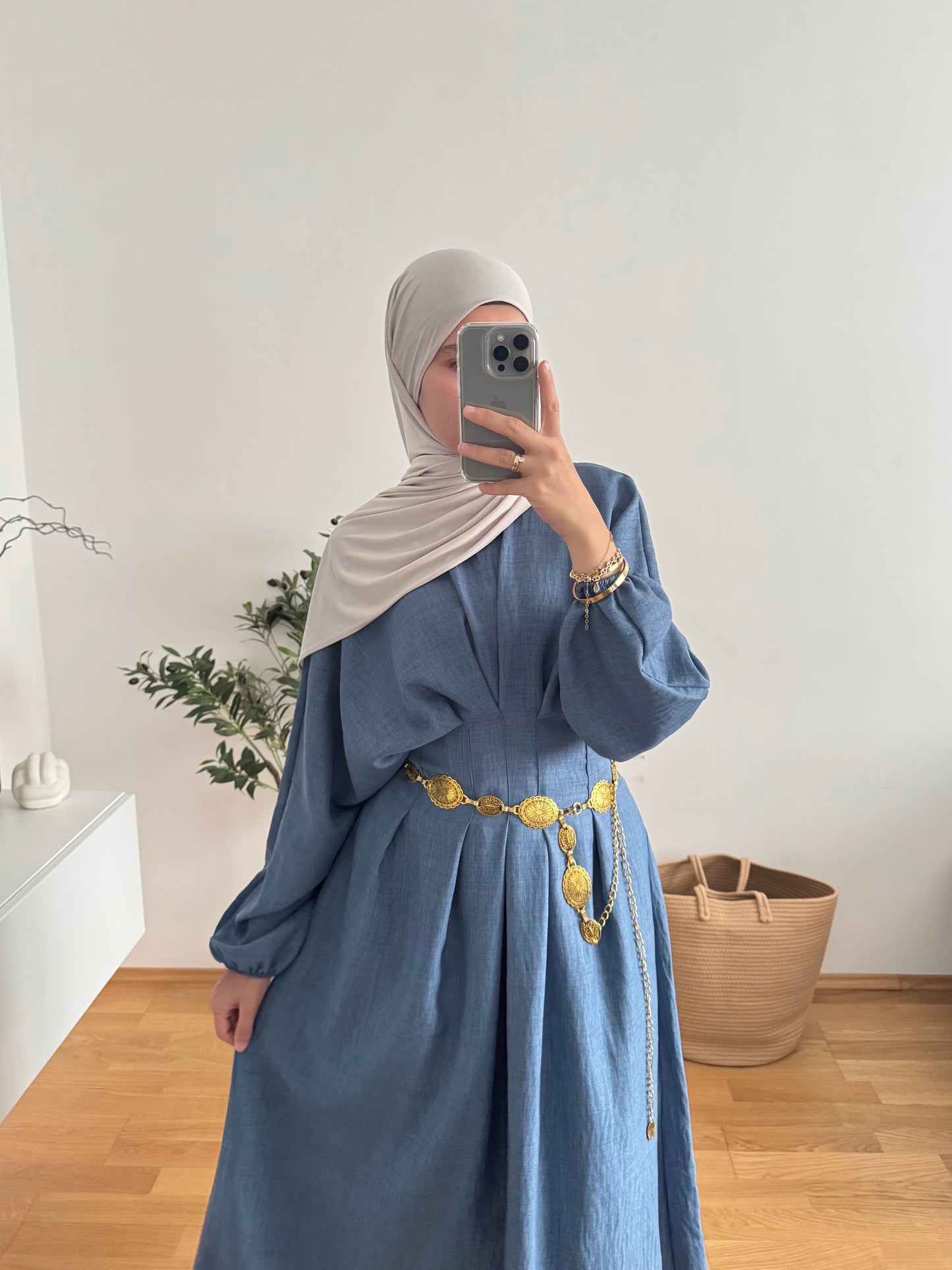 Aliya Kleid blau
