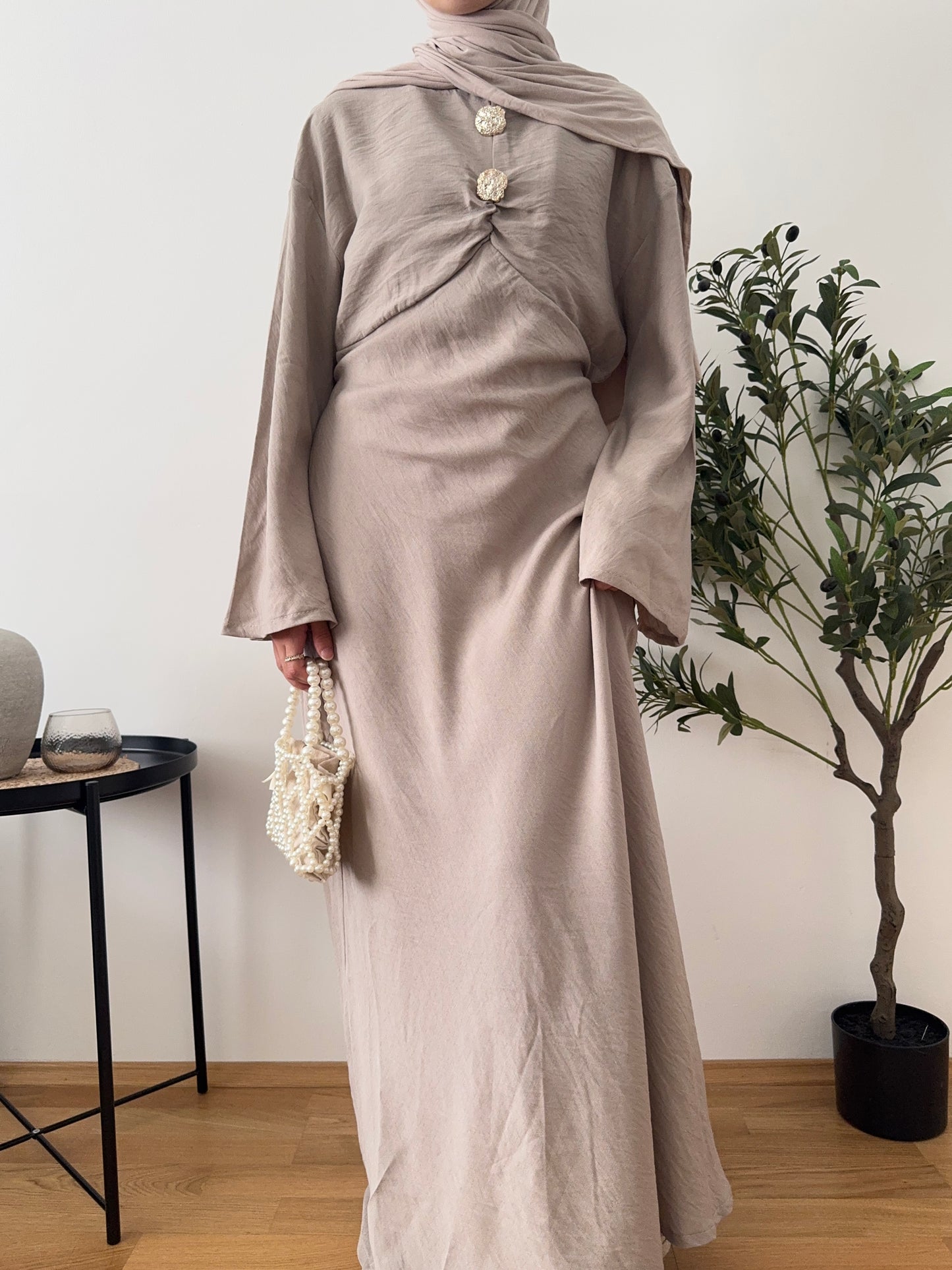 Tuba Kleid taupe
