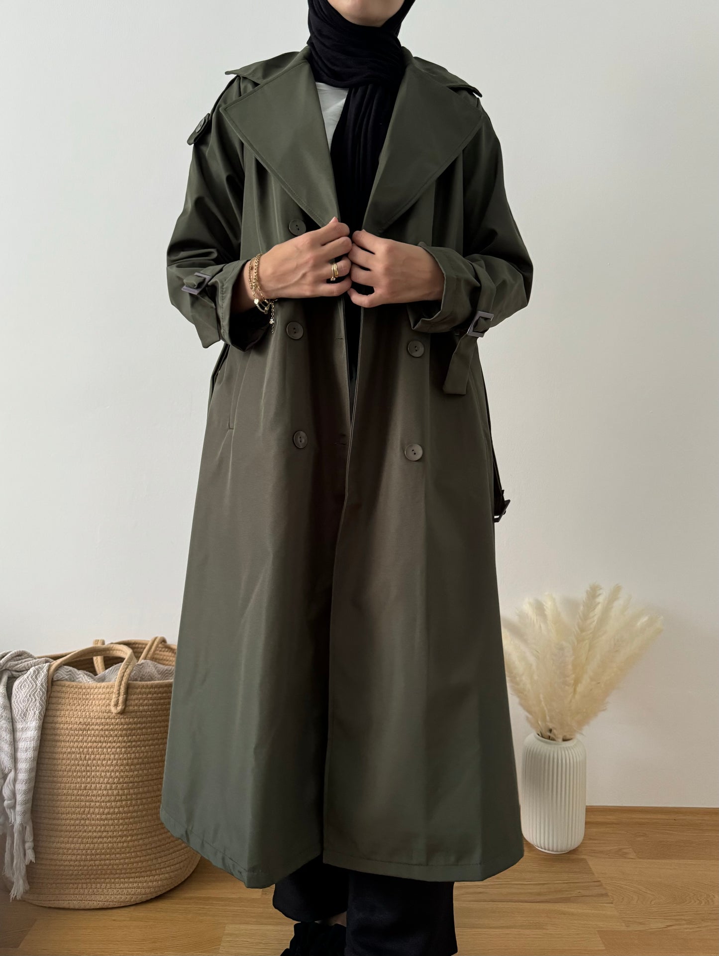 Trenchcoat grün