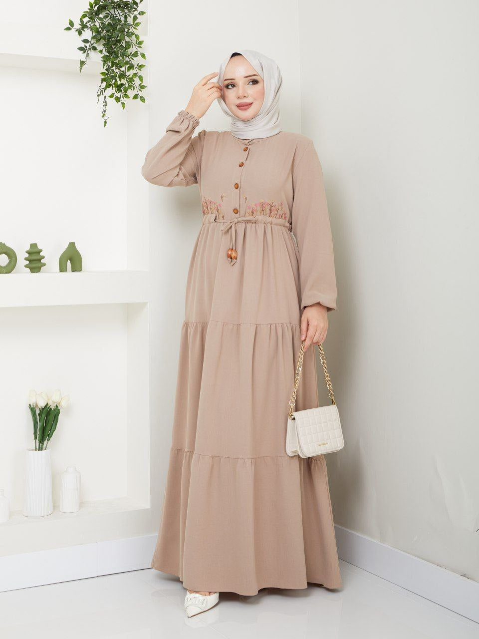 Kleid creme
