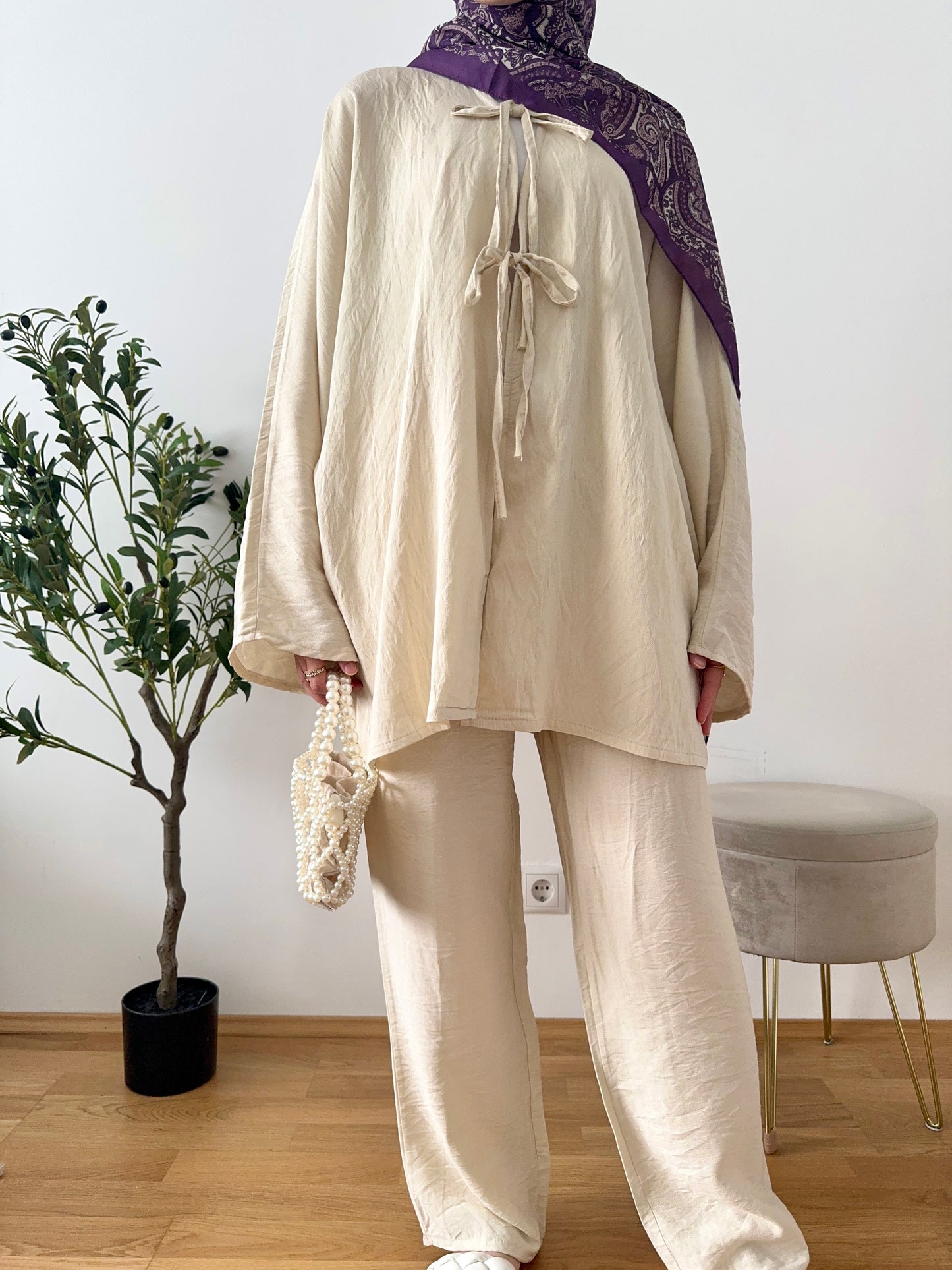 Mila Zweiteiler creme