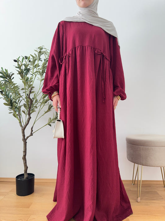 Suna Kleid rot