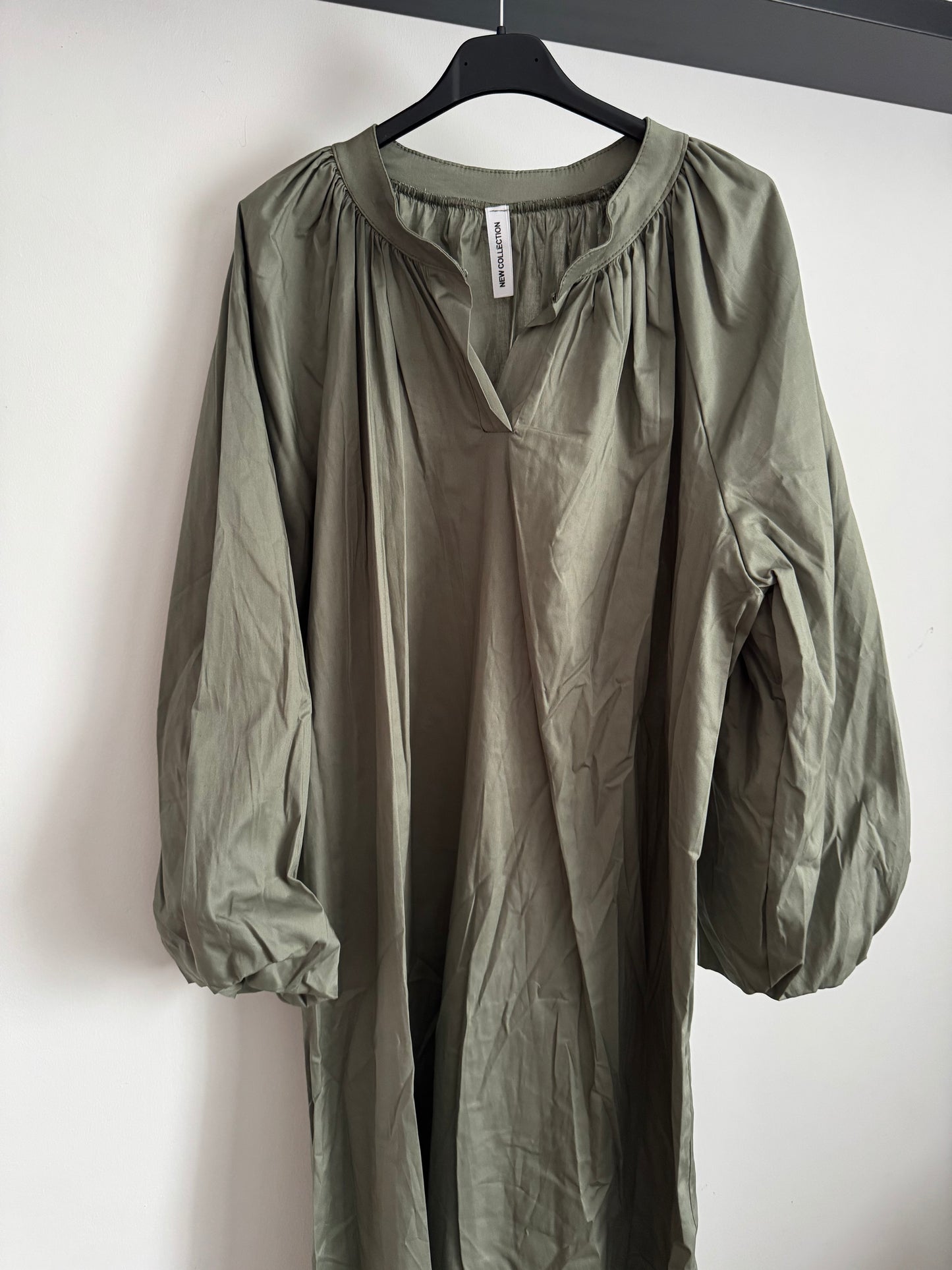 Latifa Baumwoll-Kleid khaki