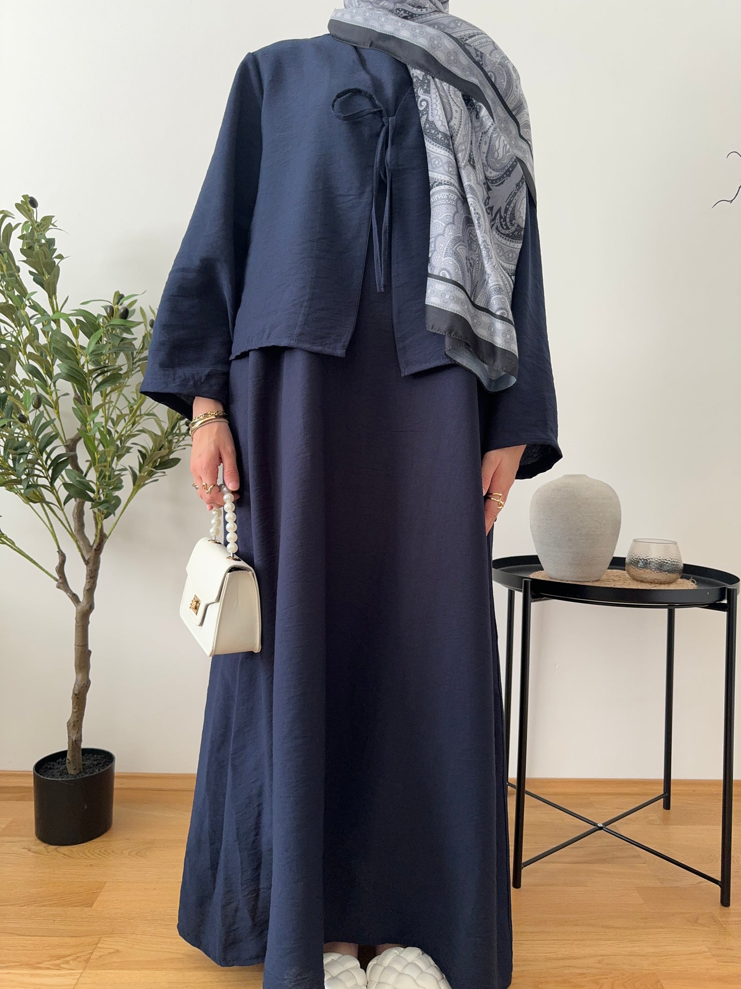 Amal Zweiteiler Kleid dunkelblau