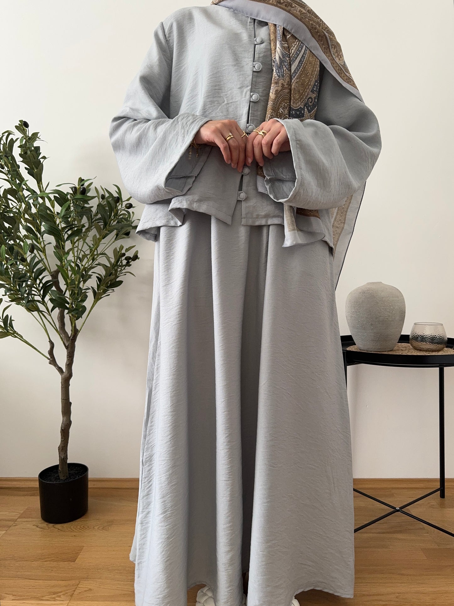 Sude Zweiteiler hellgrau