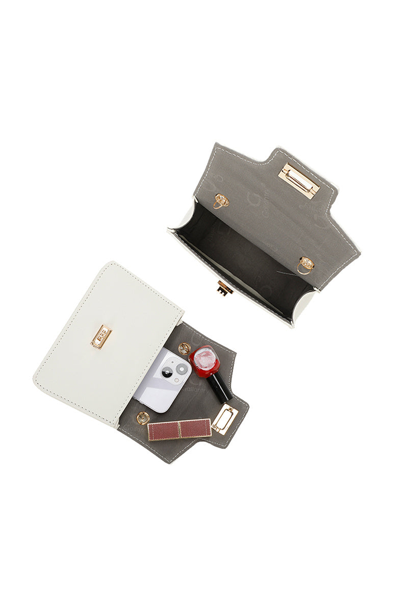 Jasmin Handtasche weiß