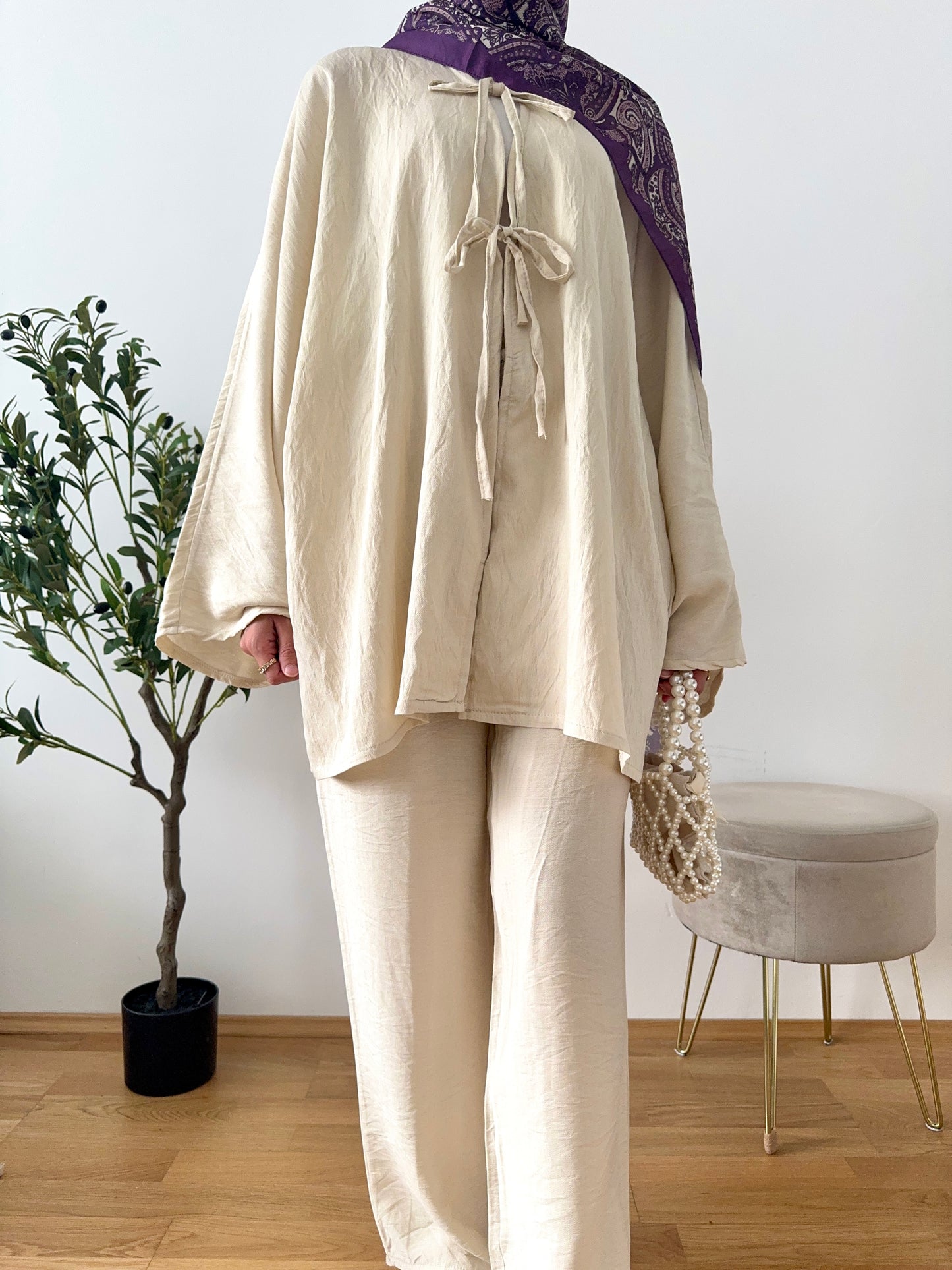 Mila Zweiteiler creme
