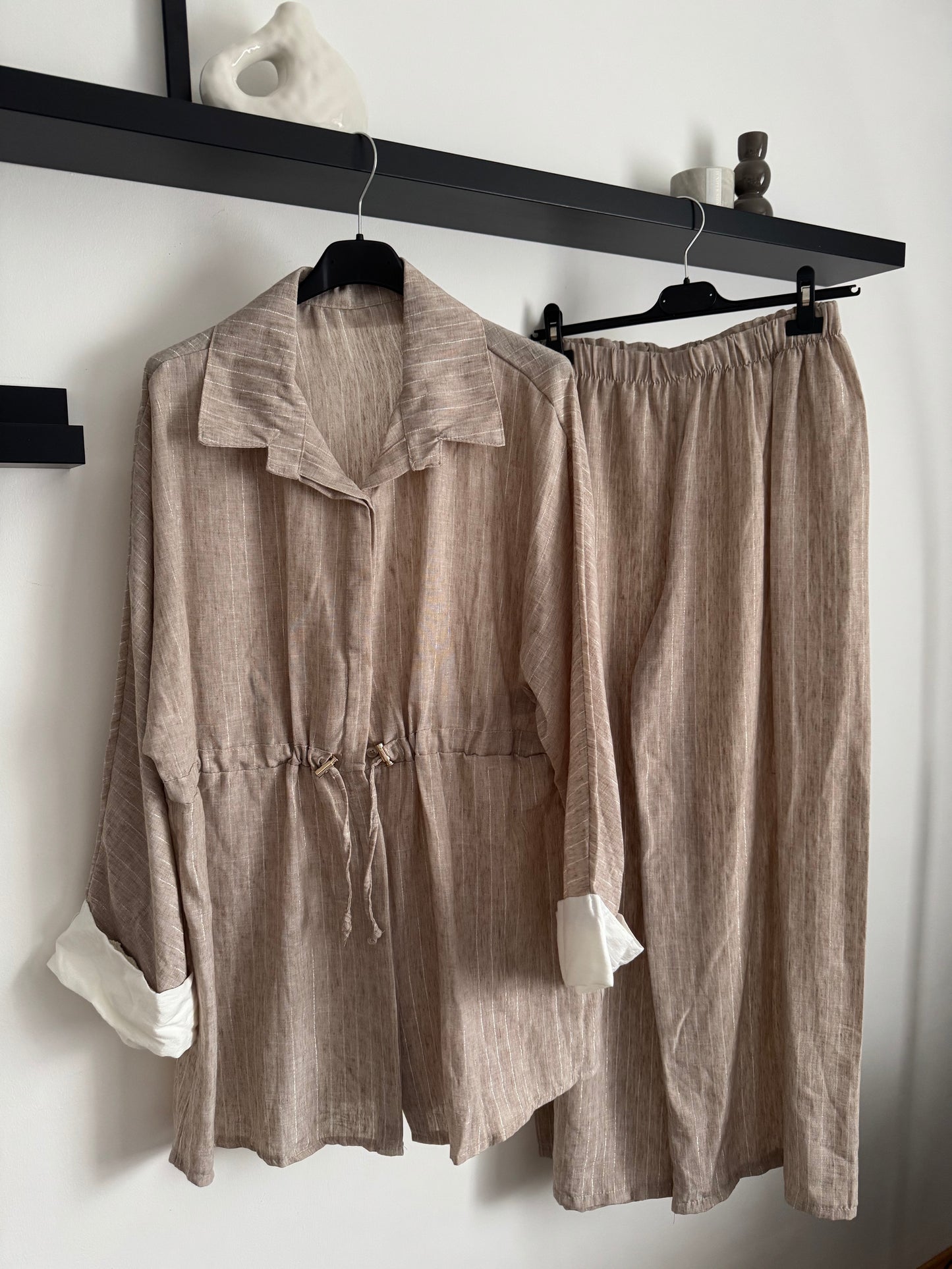 Samira Zweiteiler beige
