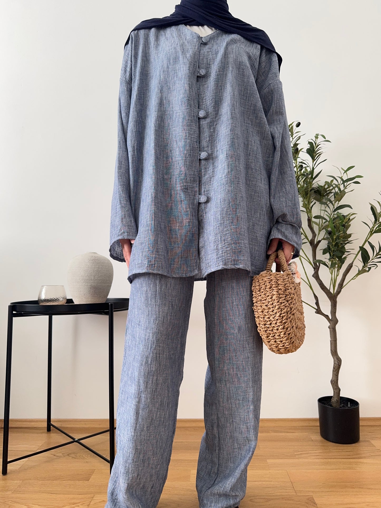 Layla Zweiteiler blau