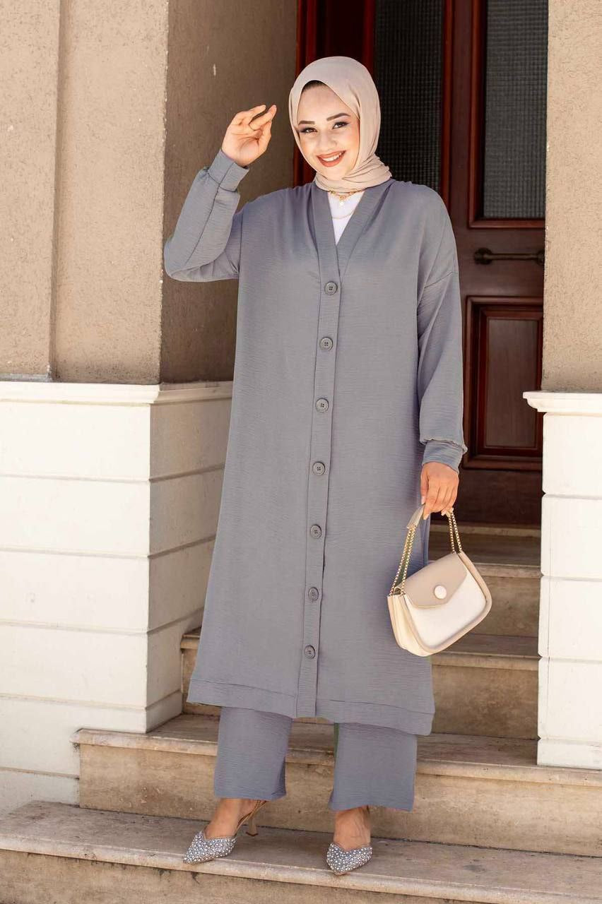 Ayrobin Zweiteiler grau