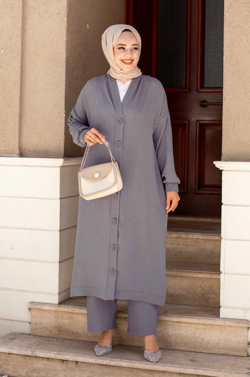 Ayrobin Zweiteiler grau