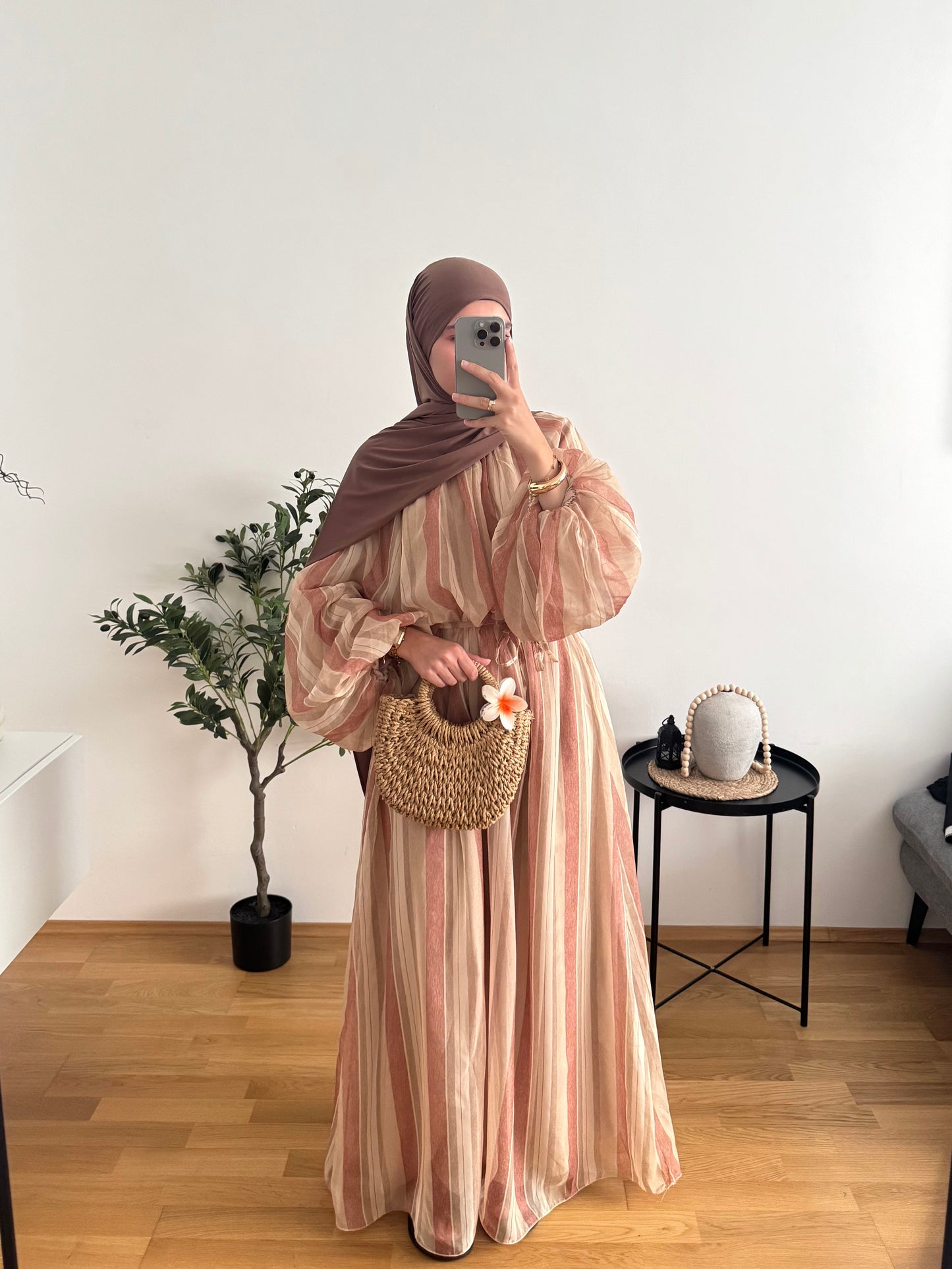 Noor Kleid braun