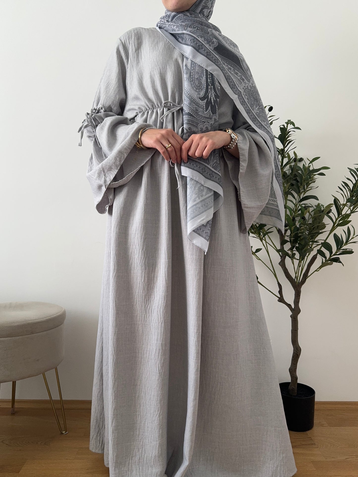Zahra Kleid grau