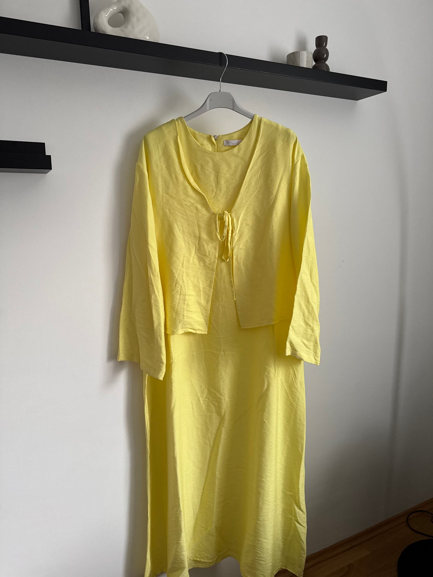 Amal Zweiteiler Kleid gelb