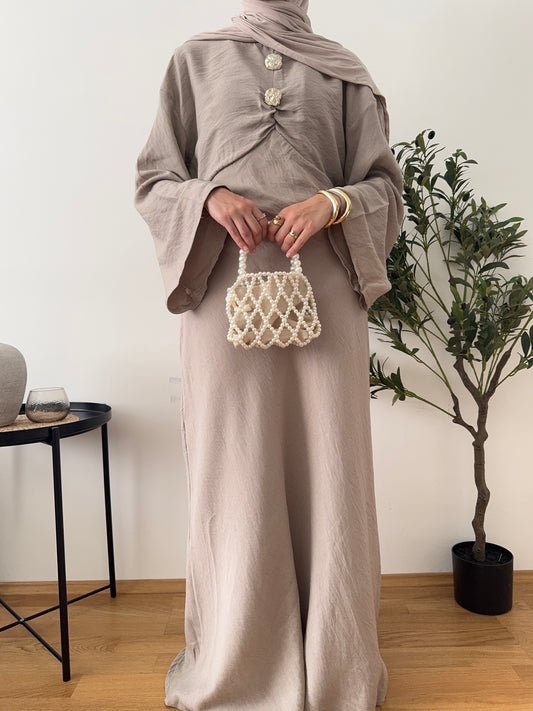 Tuba Kleid taupe