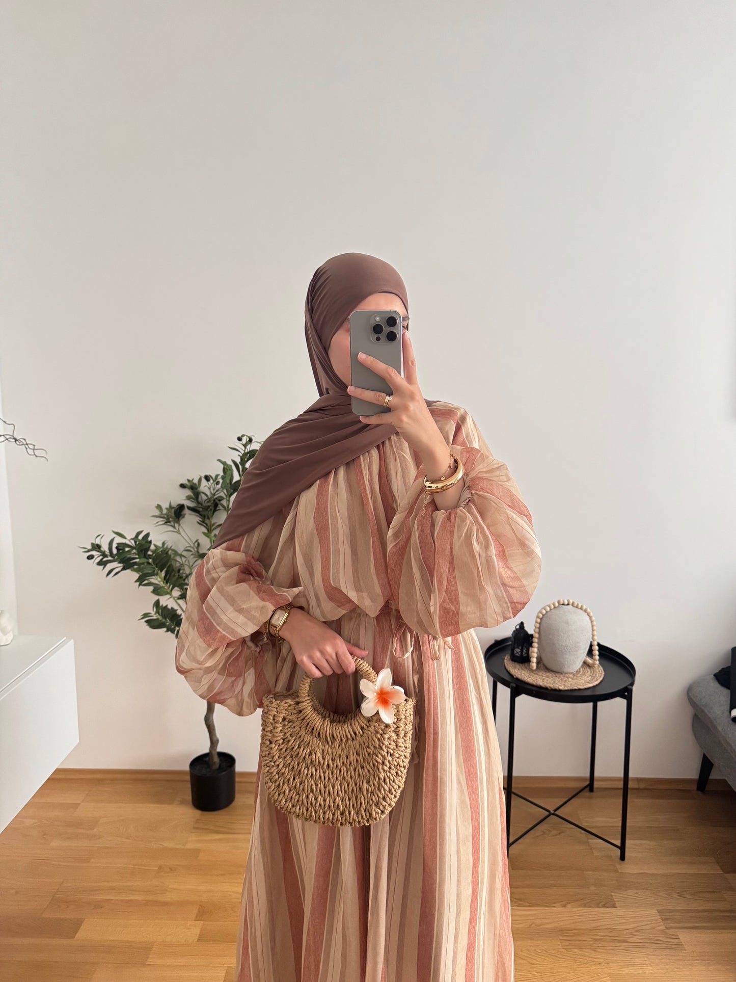 Noor Kleid braun