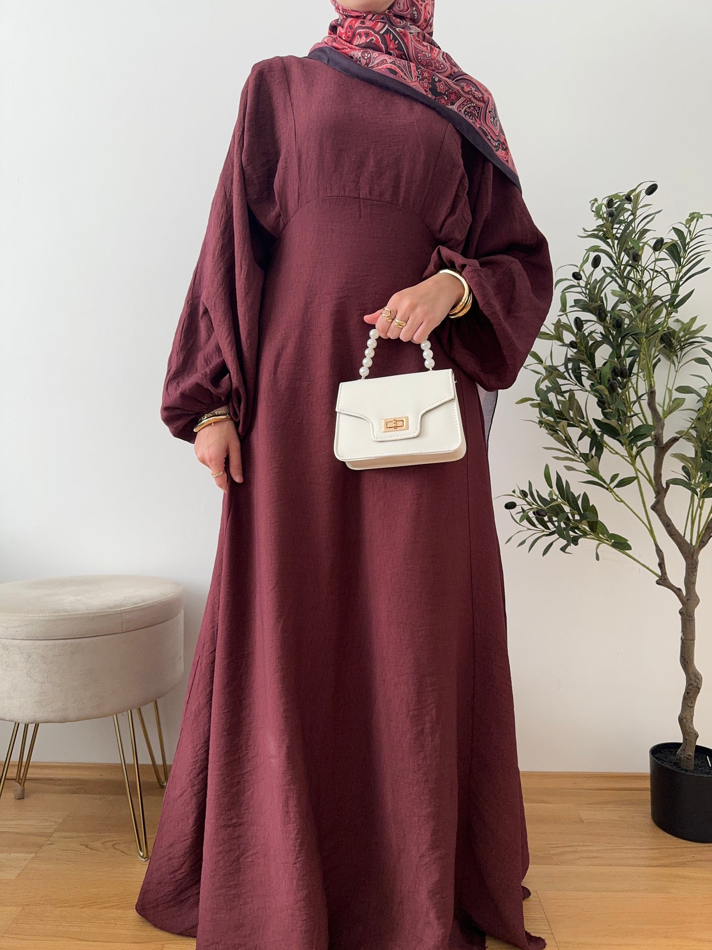 Riya Kleid bordeaux